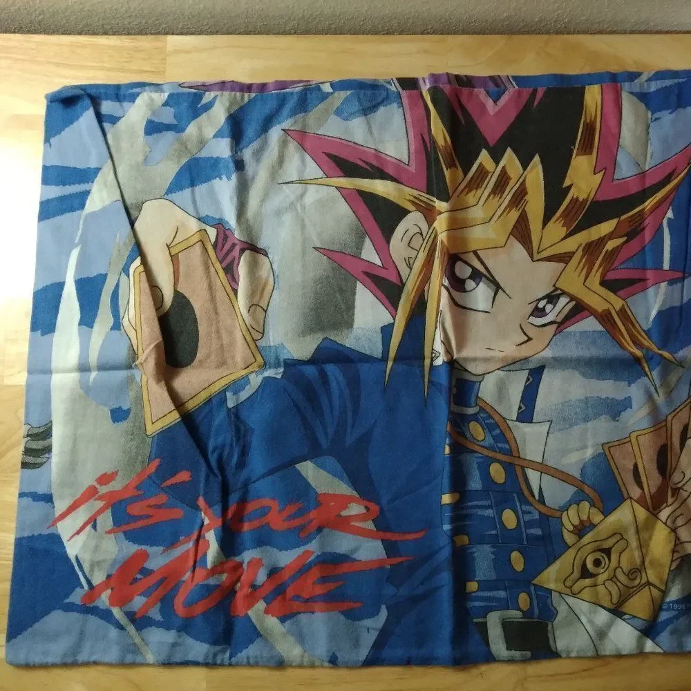 Vintage Yu-Gi-Oh! It's Your Move Pillowcase 1996